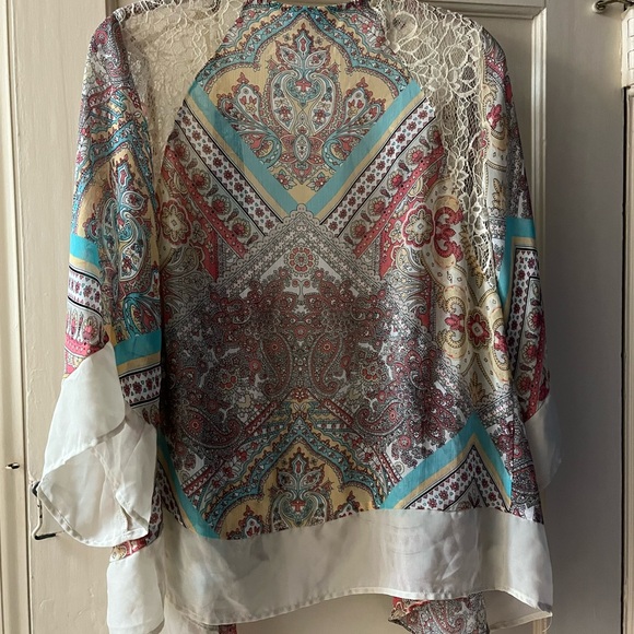 Dress Barn Multicolor Paisley Blouse - Picture 4 of 10